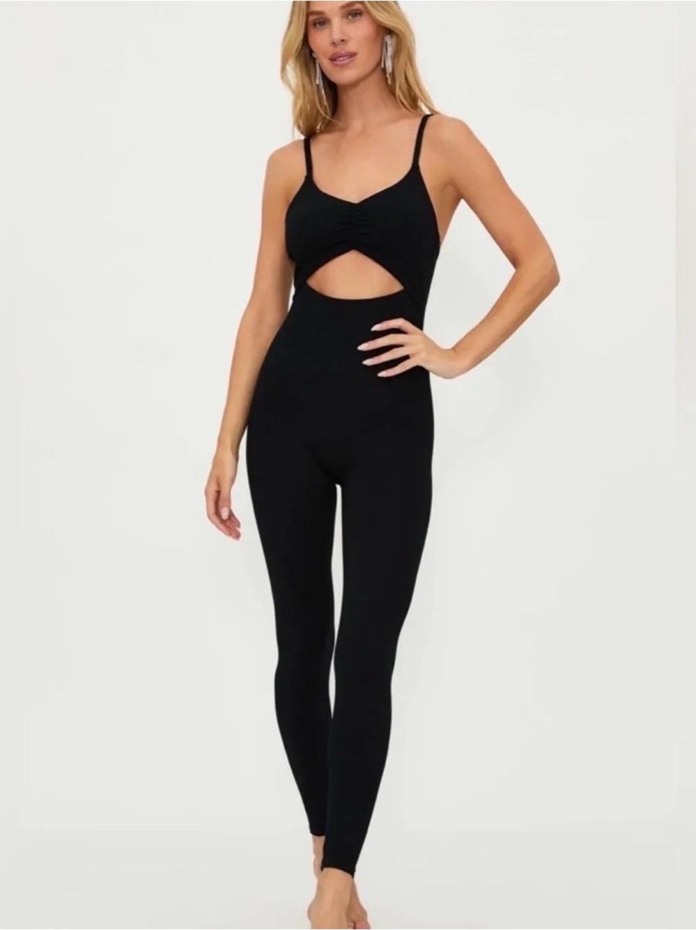 Beach Riot Black Cutout Jumpsuit Brand 🆕 NWOT Size: XL